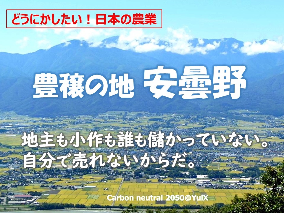 令和の農業改革 農業を生態系に戻す中で、食える農業に変革する